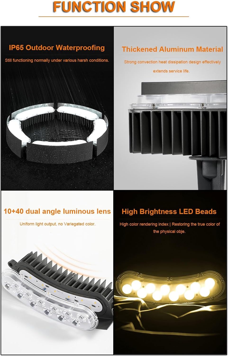 Outdoor Landscape Spotlights Solar Garden Lights, Low Voltage Landscape Tree Ring Lights, Landscape Spotlights, for Palm Tree (Warm White Light Pack of 7)