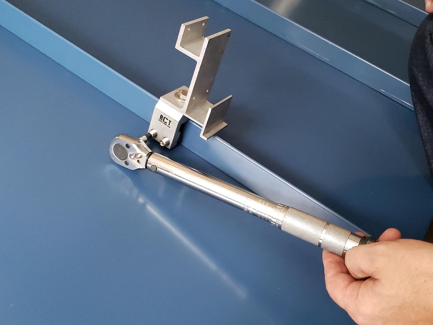 Double Bar Snow Retention System for Standing Seam Metal Roofs – Heavy-Duty, No-Penetration Design | Made in USA by SnoBlox-SnoJax (Aluminum)