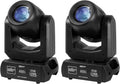 100W LED Moving Head Lights Beam 14Gobos 11Colors 8 Face Roto Prism Super Bright Silent Cooling System Dj Disco Light Spotlight Stage Light for Wedding Party Church Live Show Club (2 Pack)