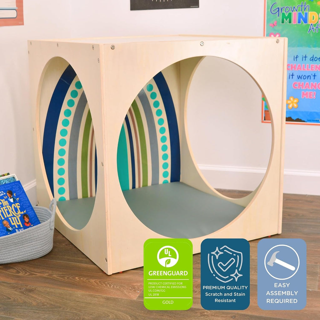 Children's Factory Tranquility Cube Reading Nook, Wooden
