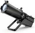 SHEHDS LEKO Profile Stage Spotlights LED Zoom 350W Cool White+Warm White, Zoom Range of 19°–46°, 3,000 to 14,000K Par Ellipsoidal Lights Manual Focus Four-Leaf Manual Cut Light Barrier DMX512