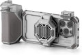 Tilta Khronos Advanced Kit Compatible with iPhone 15 Pro - Titanium White | Phone Case, Cooling Fan, ND Filter, PD Focus Handle