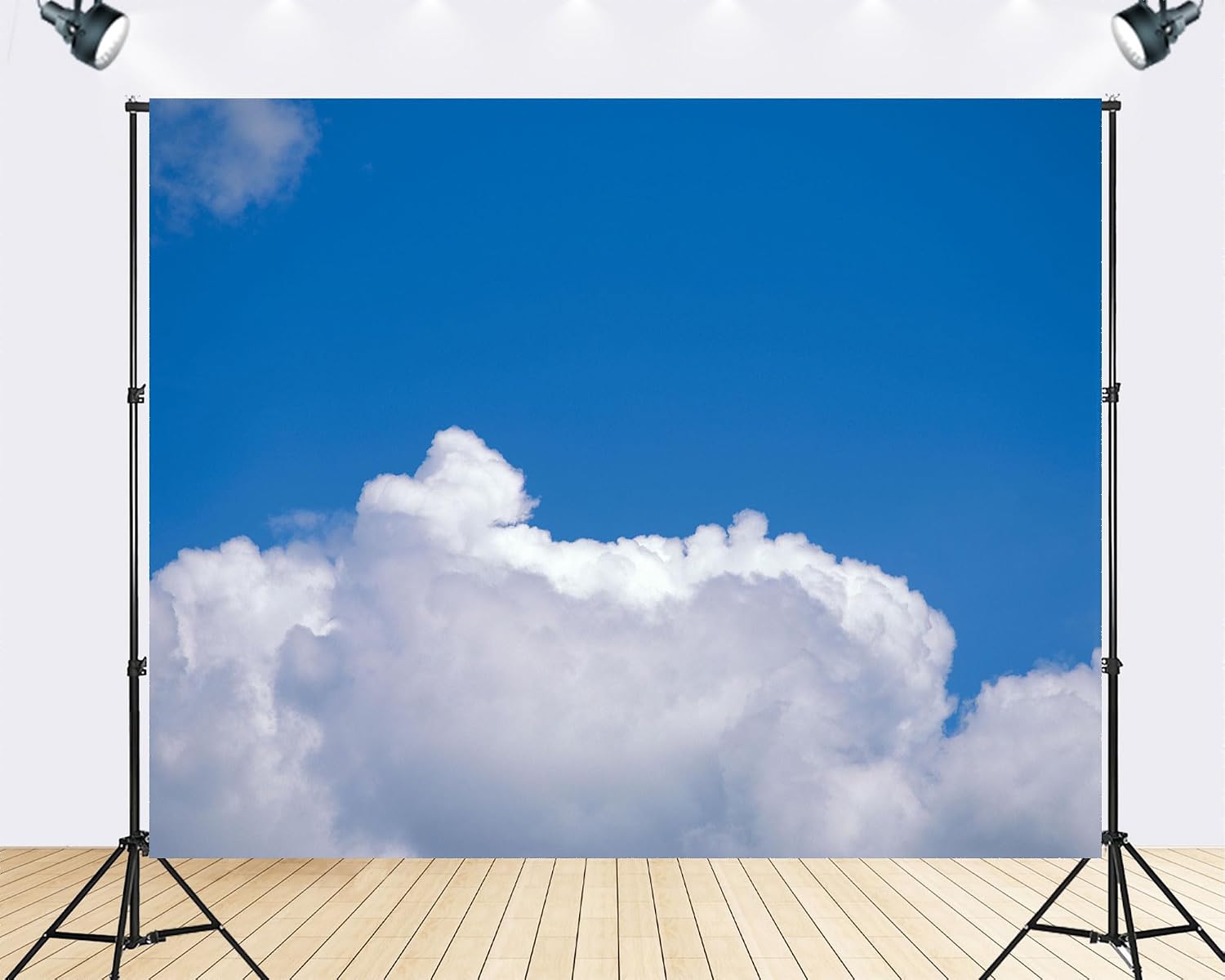 Trykid 20x10ft Blue Sky White Clouds Backdrop Clear Sky Clouds Natural Scenery Photography Background Newborn Celebration Baby Shower Wedding Party Birthday Party Decoration Studio Prop