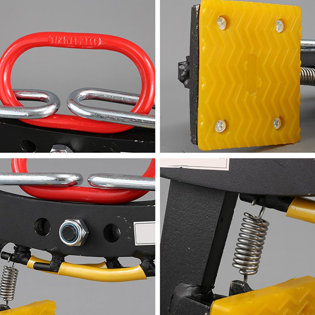 Adjustable 6in Lifting Clamps - Heavy Duty Vertical Plate Clamp for Steel Plate Transport, Beam Jaw Opening, Ideal for Lifting Structures & Hanging Stone Fixtures