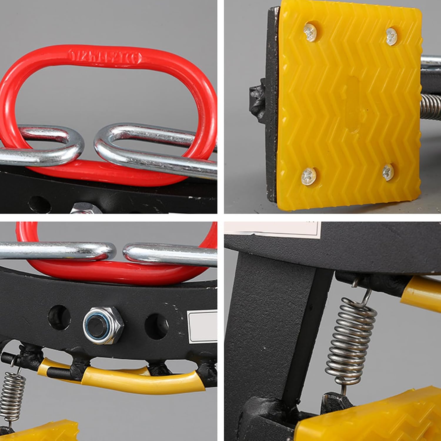 Adjustable 6in Lifting Clamps - Heavy-Duty Vertical Plate Clamp for Steel Plates, Structures & Stone Fixtures - Ideal for Lifting & Transporting, Jaw Opening Desi