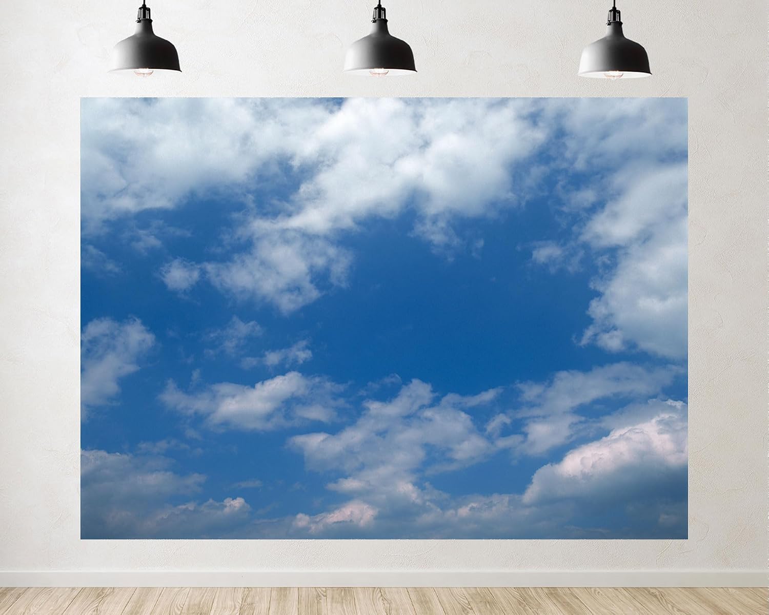 Trykid 20x10ft Blue Sky White Clouds Backdrop Clear Sky Clouds Sunny Natural Scenery Photography Background Newborn Baby Shower Wedding Birthday Party Decoration Photo Studio Prop
