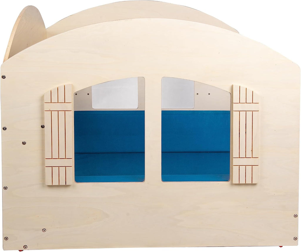 Children's Factory Children's Factory Value Line Reading Nook, Kids Bookshelf, Toddler Bookshelf Reading Nook, Blue