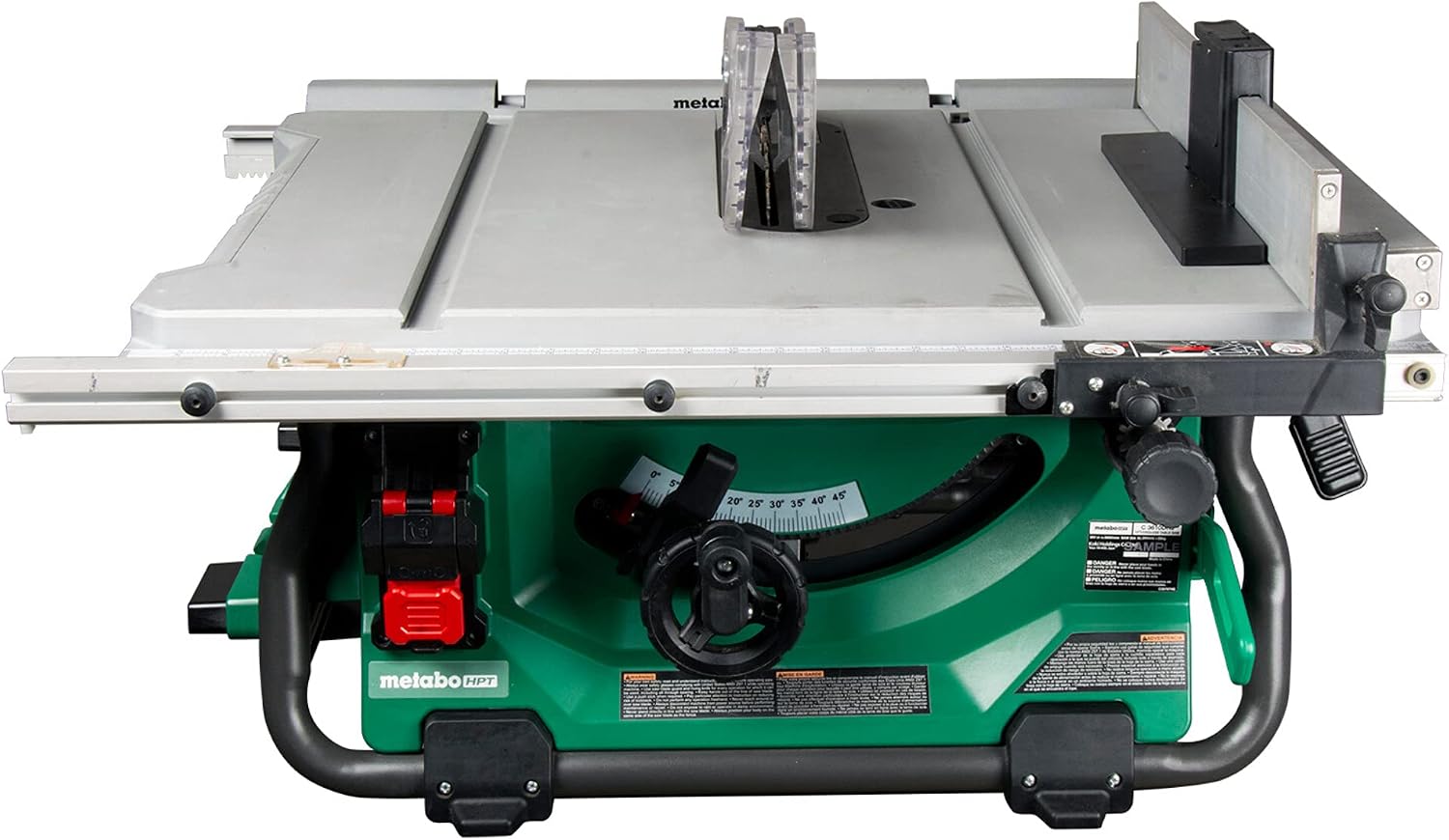 Metabo HPT 36V MultiVolt 10 Inch Table Saw, Cordless Power Saw, Brushless Motor, Precision Bevel Cuts, High Rip Capacity, 10-Inch 40-Tooth Carbide Tipped Blade, Tool Body Only, C3610DRJQ4