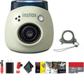 FUJIFILM INSTAX PAL Digital Camera (Pistachio Green) Bundle with 12 inch Flexible Tripod + Memory Card Wallet + USB Card Reader + Microfiber Cleaning Cloth + 32GB Memory Card