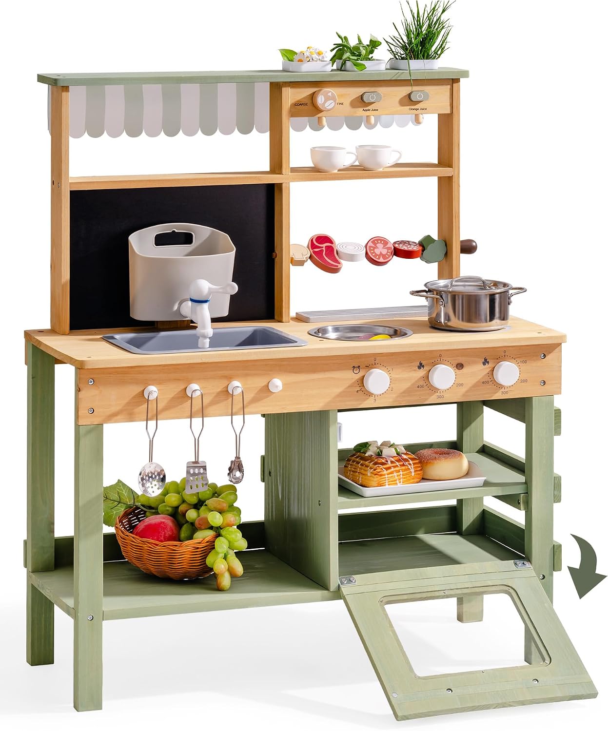 ROBUD Mud Kitchen & Kids Gardening Set,WH003 WRP25