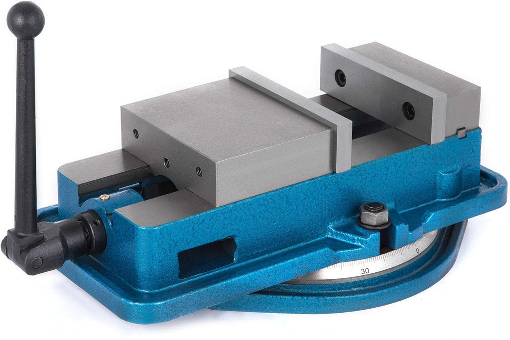 VEVOR 6 Inch Heavy Duty Milling Vise Bench Clamp Vise High Precision Clamping Vise 6 Inch Jaw Width with 360 Degrees Swiveling Base CNC Vise
