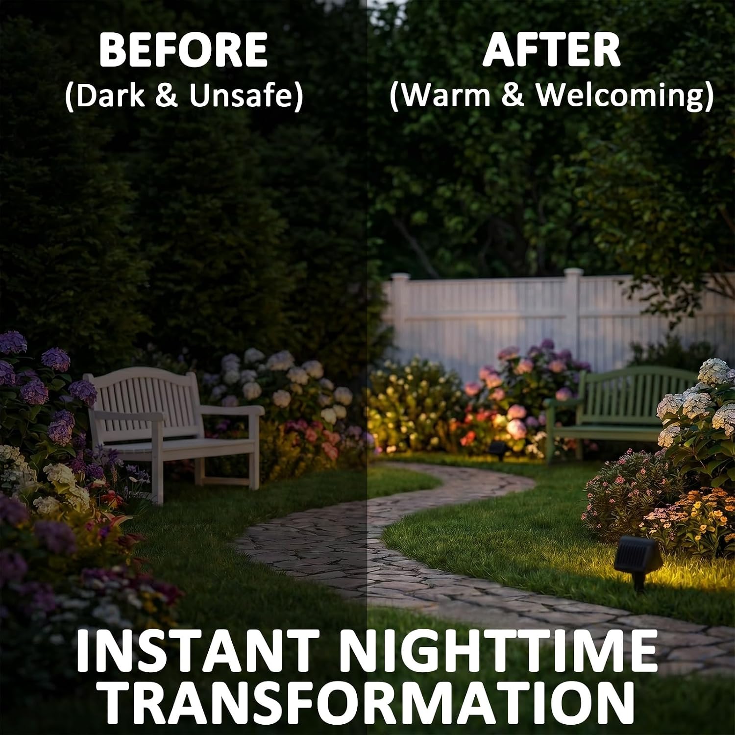Low Voltage Spotlights 6PK Landscape Lighting Wall Wash Lights 2700K Warm White 18W 600 Lumens Outdoor Lights Aluminum Housing with Connector for Garden Yard Black Finish