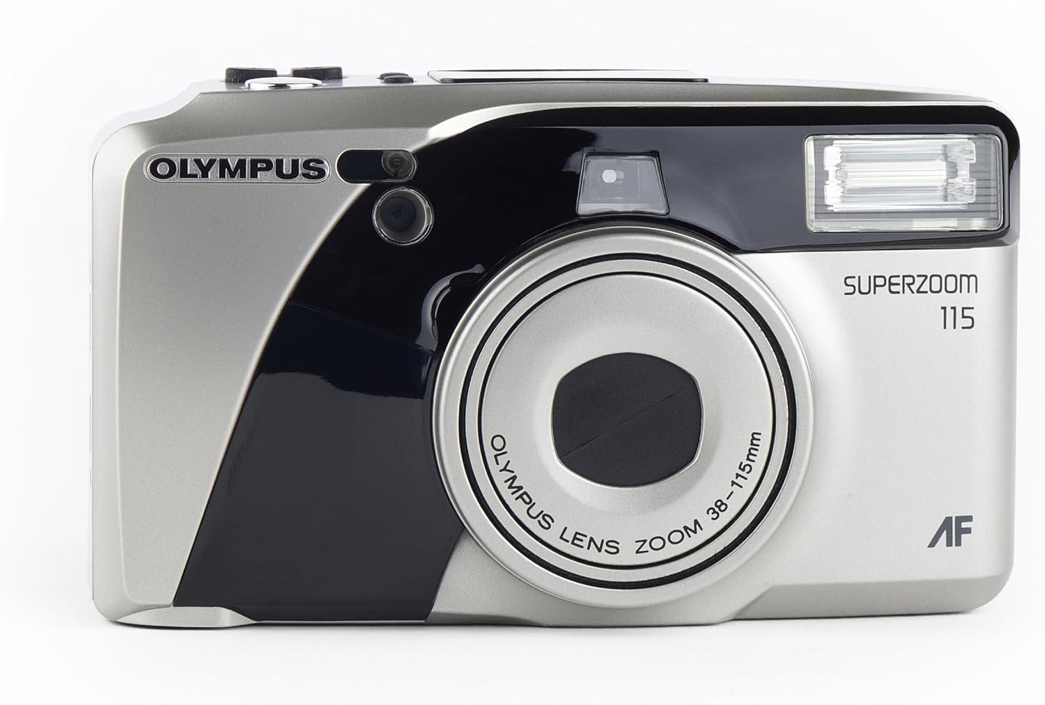 Olympus Superzoom 115 35mm Point & Shoot Film Camera – Compact Zoom Lens, Autofocus, Built-in Flash – Vintage Analog Camera for 35mm Film (Renewed)