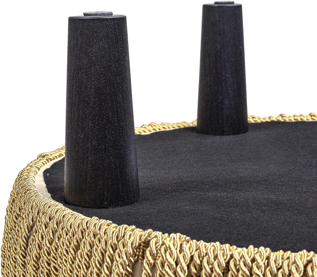 Jennifer Taylor Home Yolanda 24' Round Upholstered Accent Ottoman
