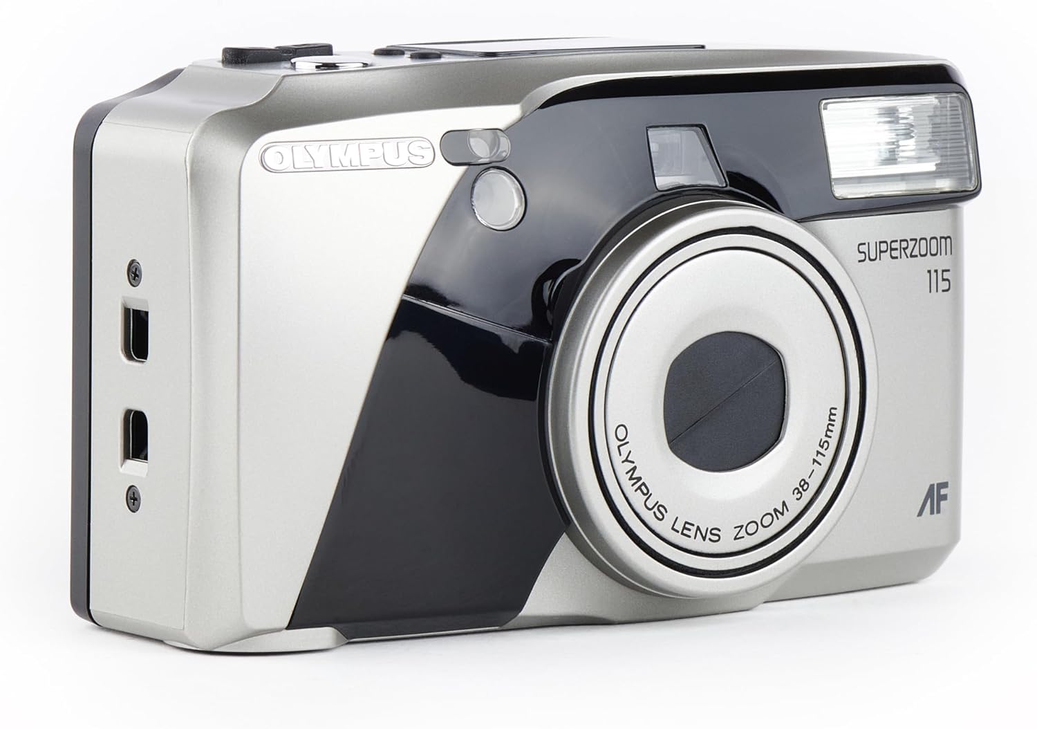 Olympus Superzoom 115 35mm Point & Shoot Film Camera – Compact Zoom Lens, Autofocus, Built-in Flash – Vintage Analog Camera for 35mm Film (Renewed)