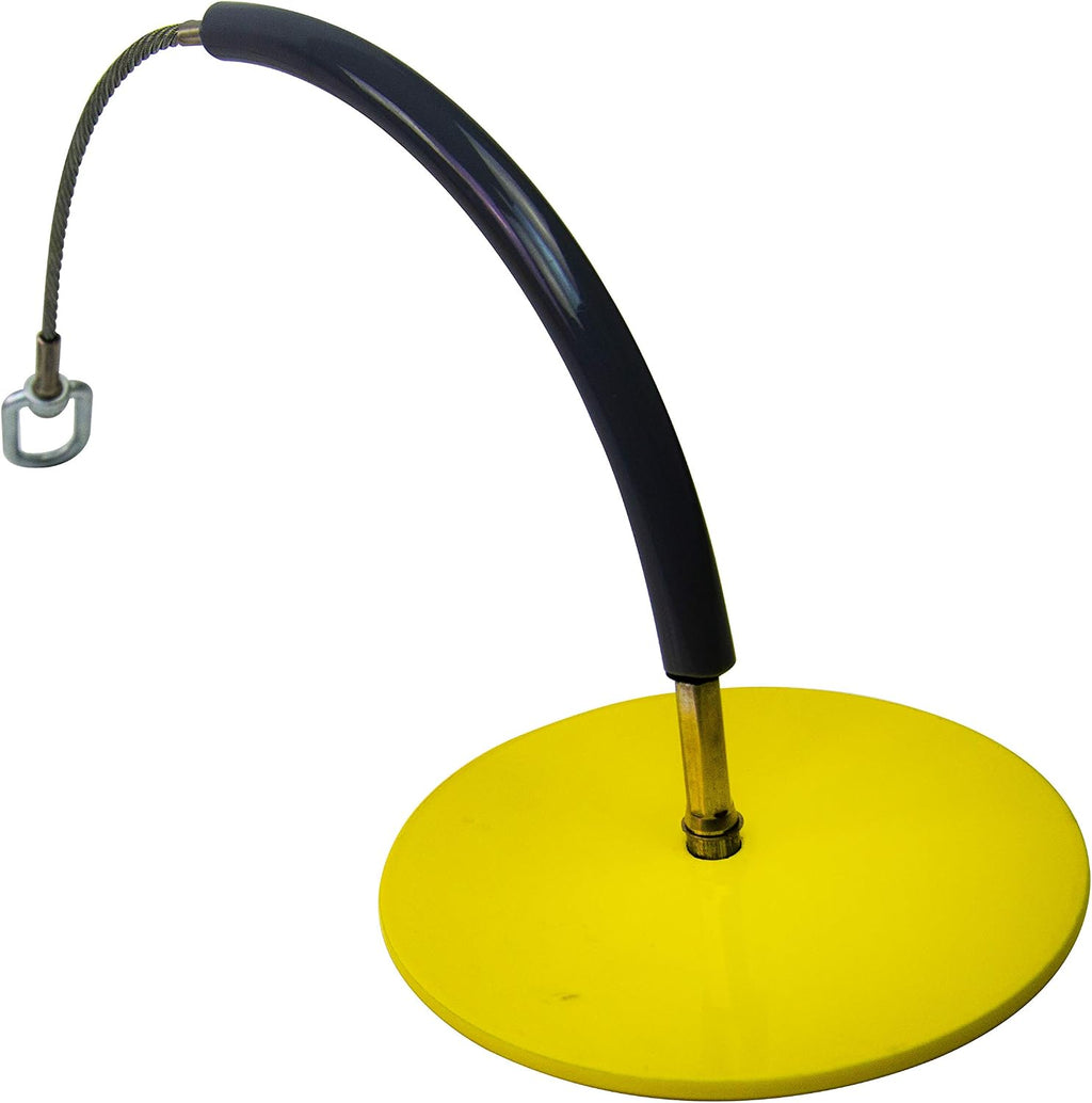 Frontline Fall Protection DT602 Drop Thru Anchor 6' Round Plate with 2' Cable | OSHA & ANSI Compliant | Removable and Reusable Anchor Point | Over Head Applications