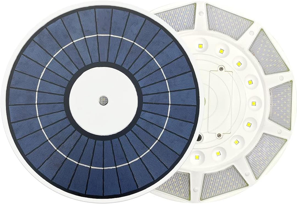 Flag Pole Light Solar PoweredOutdoor Dusk to Dawn 266 led Light 4200lm Super Bright Flagpole Lights for Most 15 to 25 Ft In-Ground Flag Poles (White)
