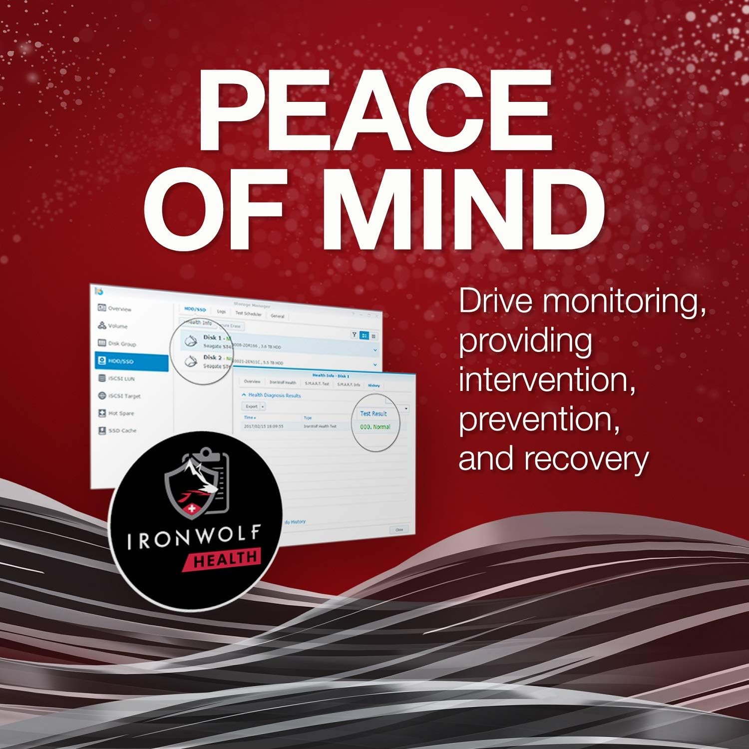 Seagate IronWolf Pro 8TB NAS Internal Hard Drive HDD – 3.5 Inch SATA 6Gb/s 7200 RPM 256MB Cache for RAID Network Attached Storage, Data Recovery Service – Frustration Free Packaging (ST8000NEZ01)