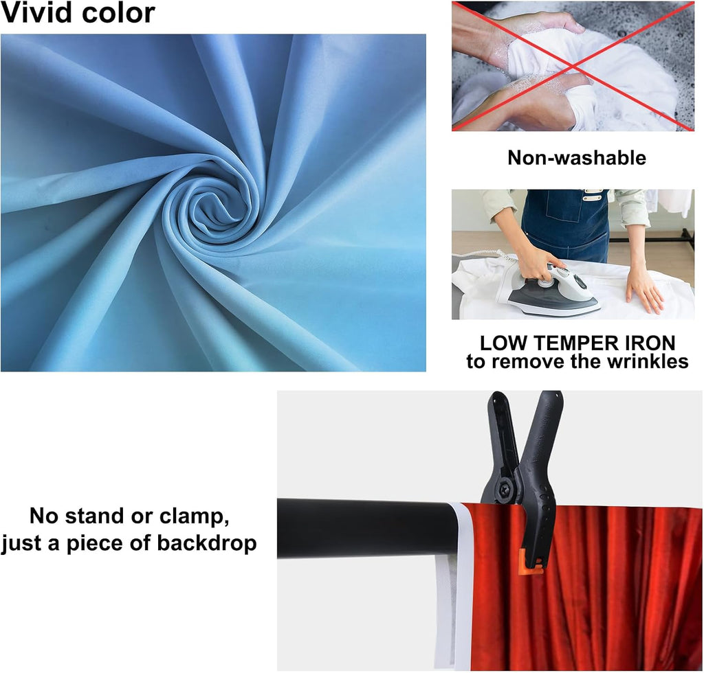 20x10ft Vinyl Huge Swanky Red Curtain Stage Backdrop Photography Background Wedding Hall Red Carpet Spotlight Celebrating Festival Party Children Lovers Adults Photo Backdrop Photo Studio