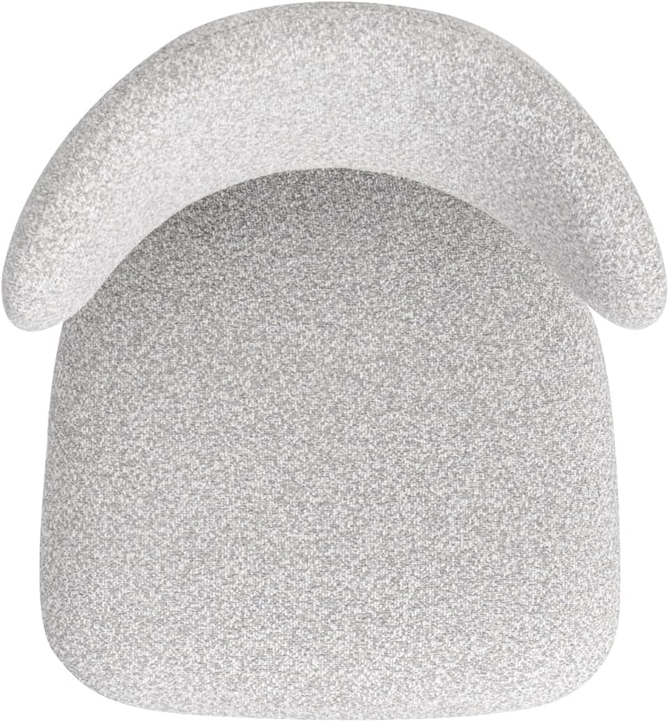 Jennifer Taylor Home Locke 20.5' Modern Upholstered Dining Chair with Wood Frame Salt & Pepper Boucle