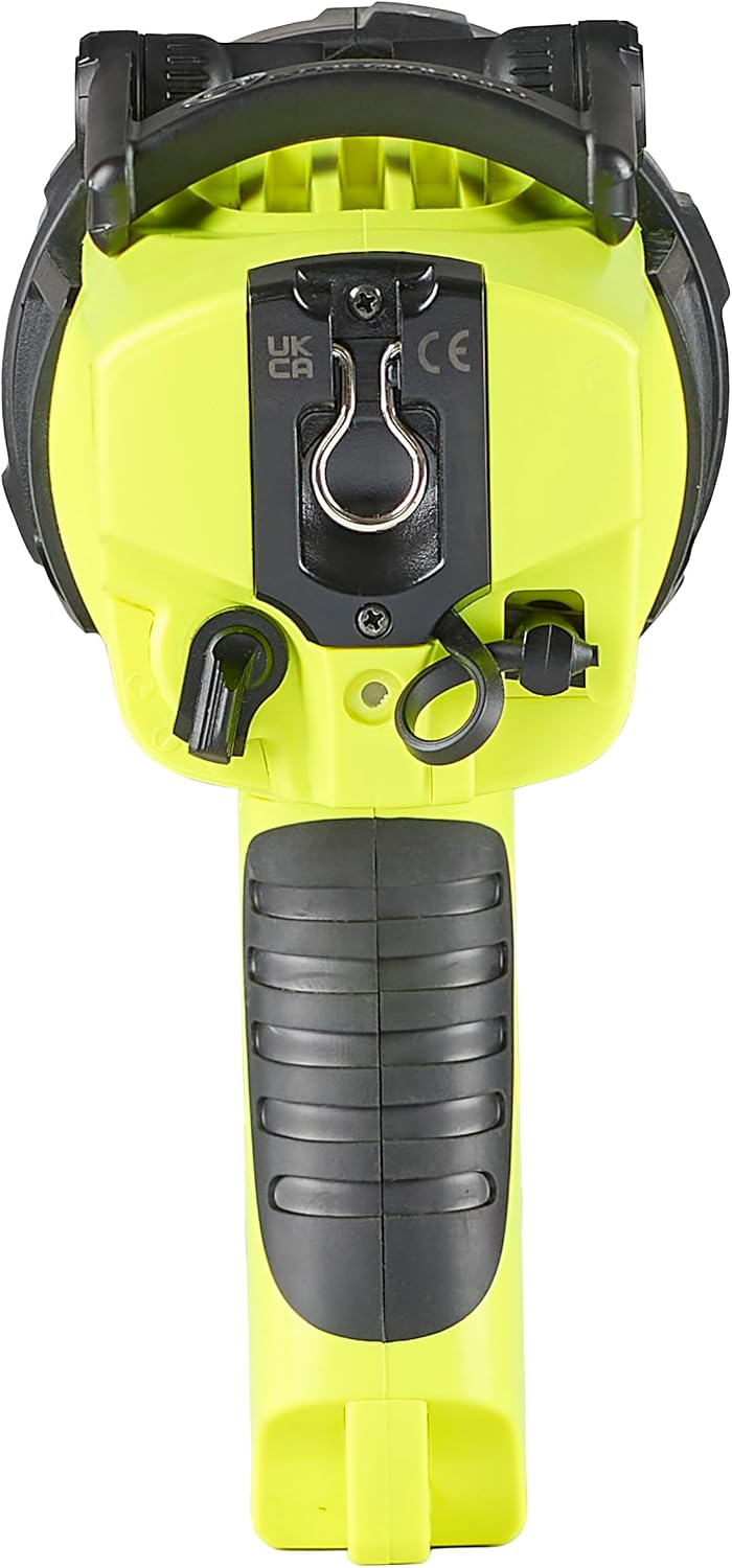 Streamlight 44910 WayPoint 400 1400-Lumen 400,000-Candela Rechargeable Handheld LED Spotlight for Outdoor, Marine, and Emergency Use, Yellow