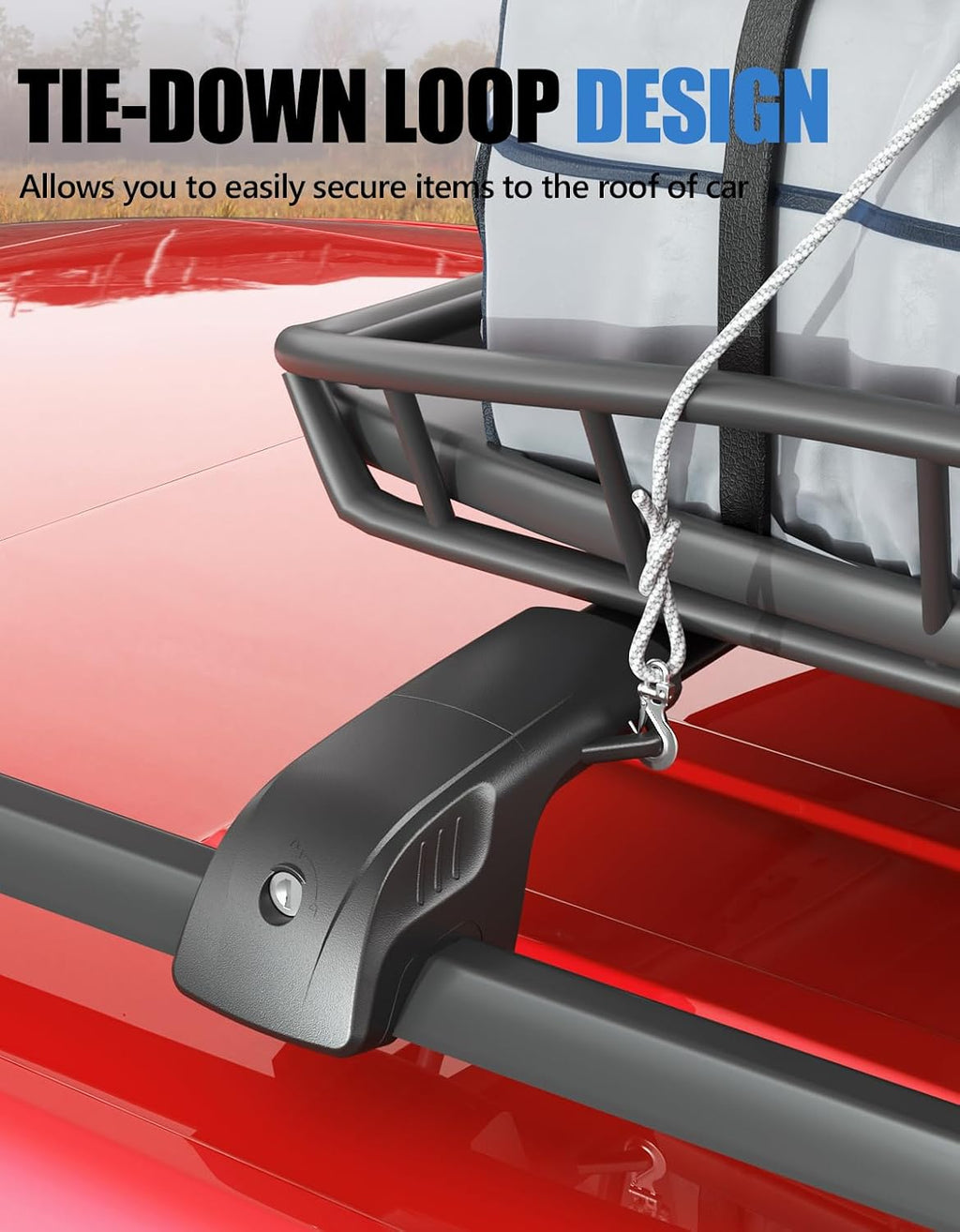 FengYu 300lb Lockable Roof Rack Cross Bars Compatible with Kia Telluride 2026 2027 with Raised Side Rails, Heavy Duty Aluminum Roof Rails Crossbars Cargo Bars