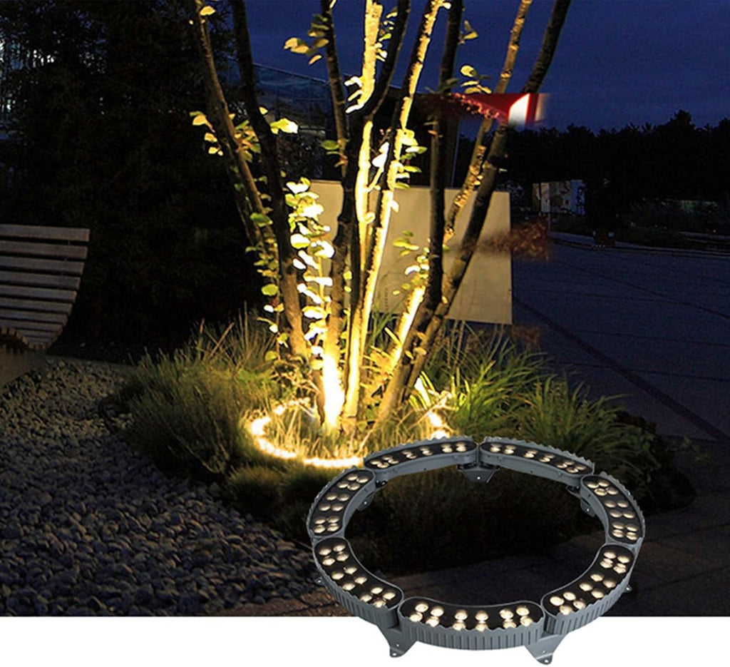 Solar Landscape Spotlights for Big Tree Lighting, Solar Spot Outdoor Landscape, Outdoor Landscape Waterproof Hoop Spotlight for Large Tree, Yard, Landscape, Garden, Party