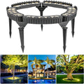 Outdoor Led Garden Lights, Courtyards Ring Tree Light, Aluminum Landscape Spotlights for Trees, Easy to Use(Warm White Light,Pack of 5)