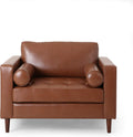Christopher Knight Home Malinta Club Chair, Cognac + Espresso