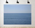 Trykid 20x10ft Calm Ocean Backdrop Yellow Buoy Clear Blue Sky Serene Waters Photography Background Minimalist Shoot Tapestry Party Decoration Photo Booth Prop Fabric