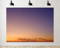 Trykid 20x10ft Purple Orange Sunset Sky Backdrop Minimalist Dusk Horizon Photography Background Calm Meditation Event Party Decoration Tapestry Photo Booth Prop Fabric