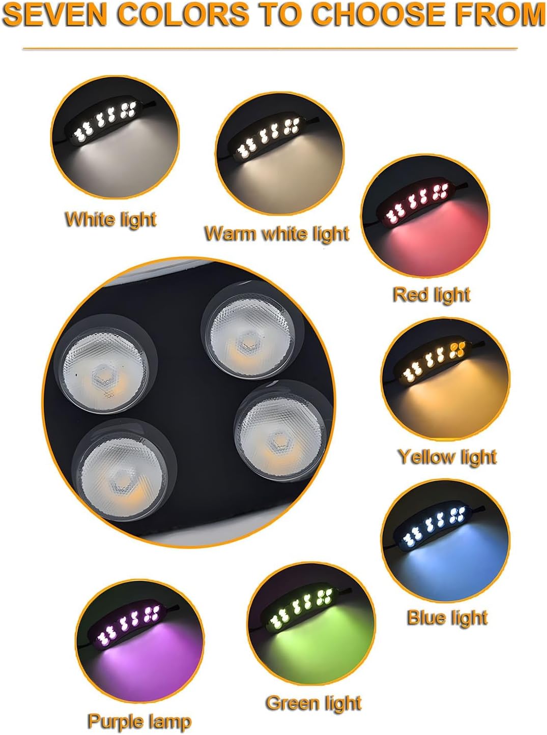 Garden Solar Lights, LED Solar Landscape Spotlights for Big Tree, Outdoor Ring Tree Light, Made to Last(Warm White Light,Pack of 8)