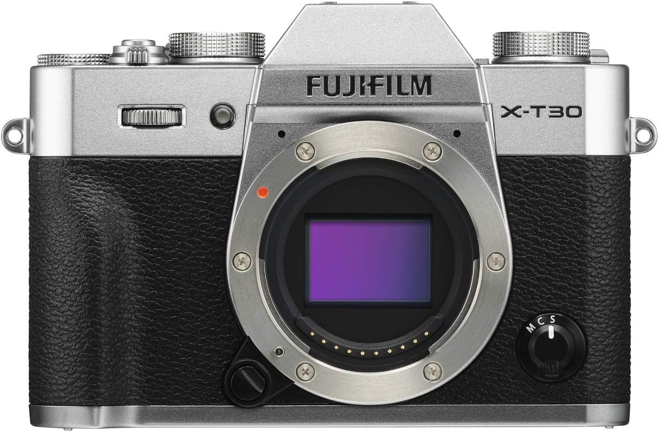 Fujifilm X-T30 Mirrorless Digital Camera w/XC15-45mm Kit - Silver