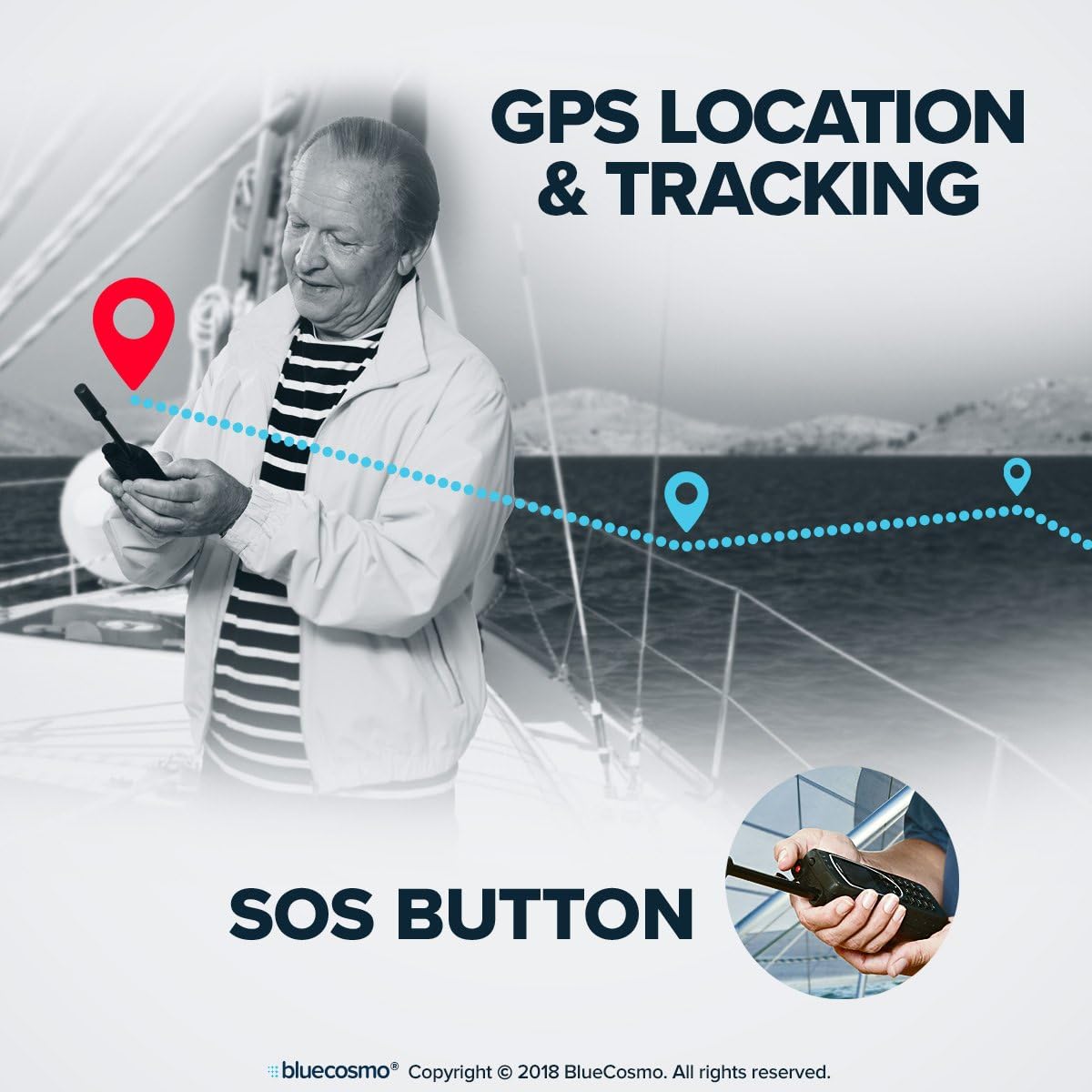 BlueCosmo Iridium Extreme Satellite Phone & 200 Minute 6 Month Global Prepaid SIM Card - Voice, SMS Text Messaging, GPS Tracking, Emergency SOS - Online Activation - 24/7