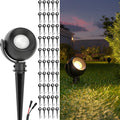 Sunco LED Low Voltage Spotlight Revolver, Sphere Shaped Garden Landscape Lights Outdoor [Luces para Jardin], 4W, 300 LM, 3 CCT: 2700K/4000K/5000K, Wet Rated, ETL 50 Pack.