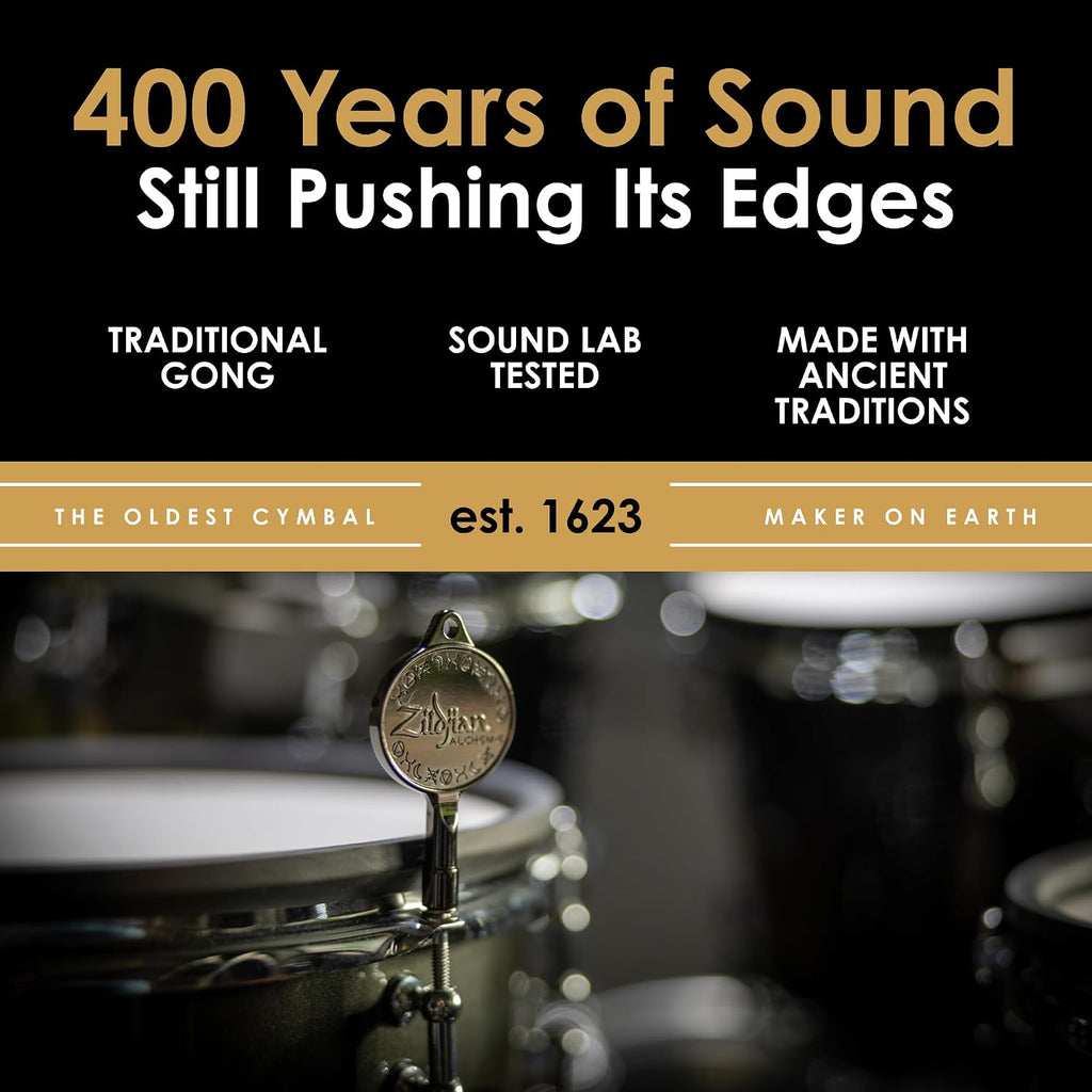 Zildjian P0565 12' Traditional Gong and Table-Top Stand Set