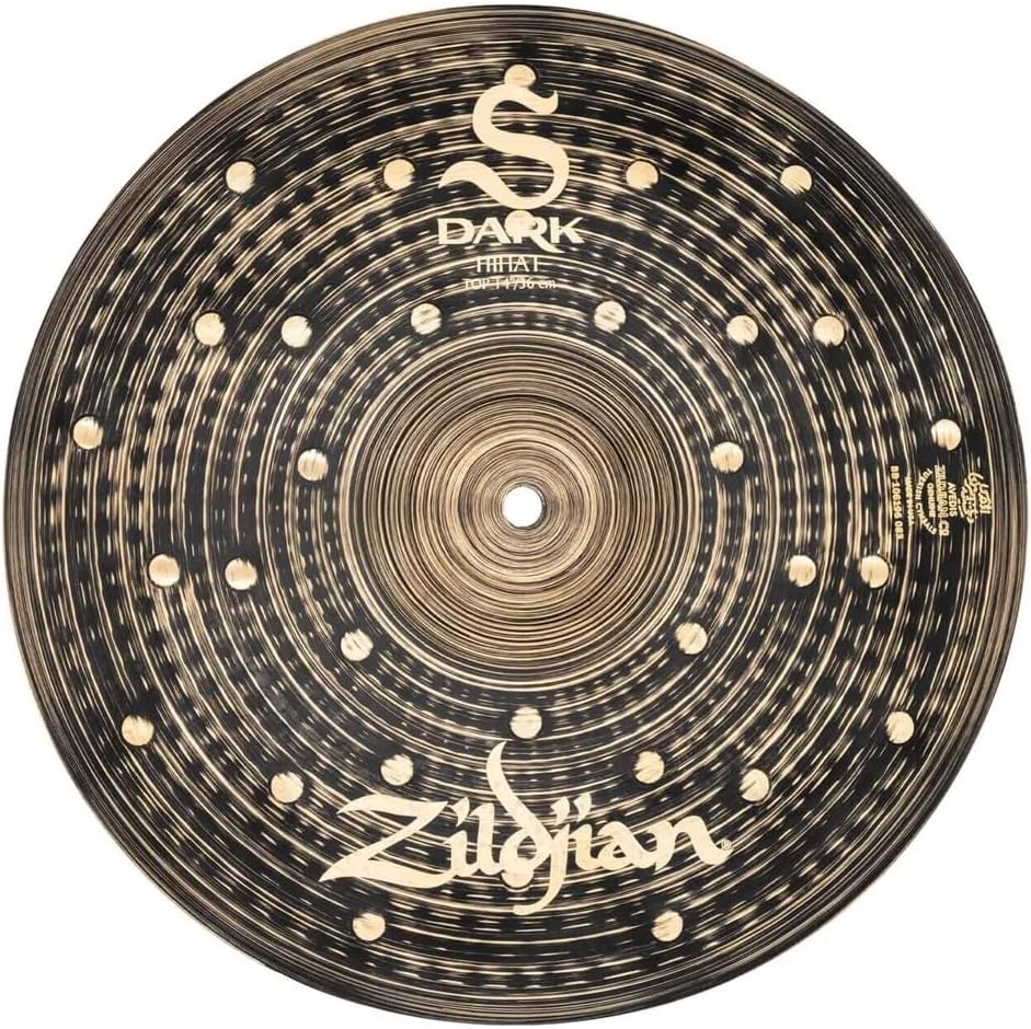 Zildjian SD14HT 14' S Dark Hi-Hat Cymbal - Top