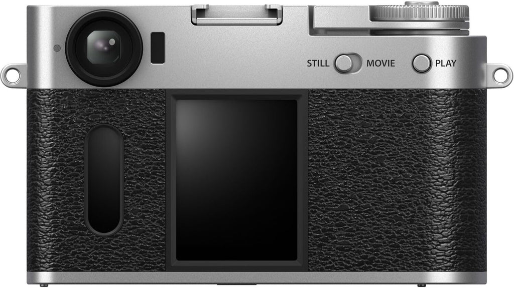 Fujifilm X Half Digital Camera (Silver) Bundle with Extra Battery + Peak Design Strap + Camera Pouch + More Advanced Accessories | Fuji X Half