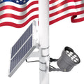 Ofuray Solar Flag Pole Light 3In1 Design, Brightest Solar Powered Flagpole Light, Dusk to Dawn with Remote Control, Fits 0.5'-4' Flagpole for House Inground