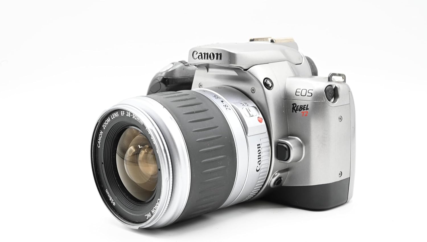 Canon Rebel T2 35mm Film SLR Camera With Auto Focusing EF Mount Zoom Lens (Renewed)