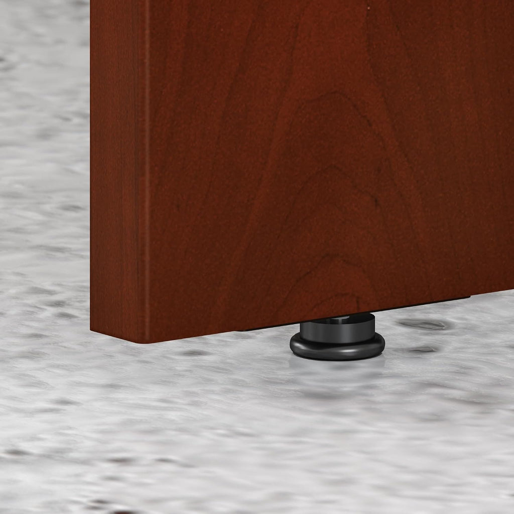 Bush Business Furniture Studio C 72W Computer Desk with Wire Management and Modesty Panel in Hansen Cherry, Professional Table for Home Office and Corporate Office
