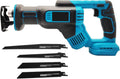 Drone toy accessories Cordless Reciprocating Saw Power Saw for Wood/Metal Cutting with 4pcs Blades fit For M 18v Battery(No Battery)