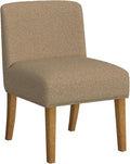 HomePop Low Back Dining Chair - Brown Boucle (Single Pack)