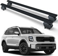 Heavy Duty 300 LBS Roof Rack Cross Bars Compatible with 2019 2020 2021 2022 2023 2024 Kia Telluride with Side Rails, Lockable & Adjustable Cargo Carrier Crossbars Rooftop Luggage Vehicles Suvs