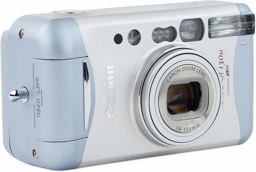 Canon 130u Sure Shot 35mm Camera Quartz Date Camera Kit