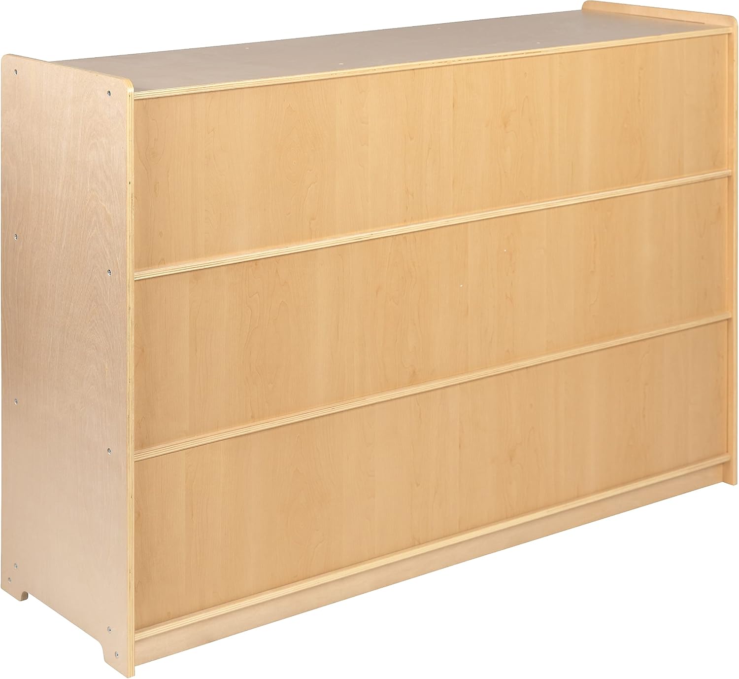 Flash Furniture Hercules Series Wooden 8-Section Classroom Storage Cabinet, School Classroom Storage Cabinet with 8 Cubbies, 36'H, Natural