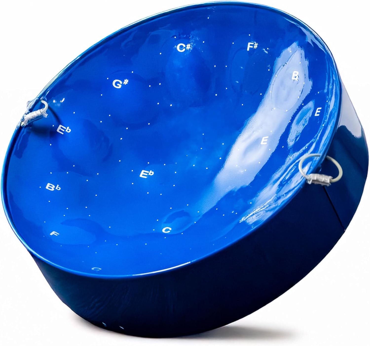 Panland Mini Tenor Steelpan (Steel Drum) Authenthic Intermediate Step to Full Tenor Pan (17 Notes - Chromatic Scale (C5–E6) - BLUE