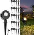 Sunco LED Low Voltage Spotlight Revolver, Sphere Shaped Garden Landscape Lights Outdoor [Luces para Jardin], 4W, 300 LM, 3 CCT: 2700K/4000K/5000K, Wet Rated, ETL 20 Pack.