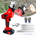 Bone Saw-Cordless Professional Butcher Reciprocating Saw - Battery Powered Electric Bone Saw for Commercial &Home Use, Multifunctional Meat Bone Saw with 5 Blades/Storage Box,1Battery