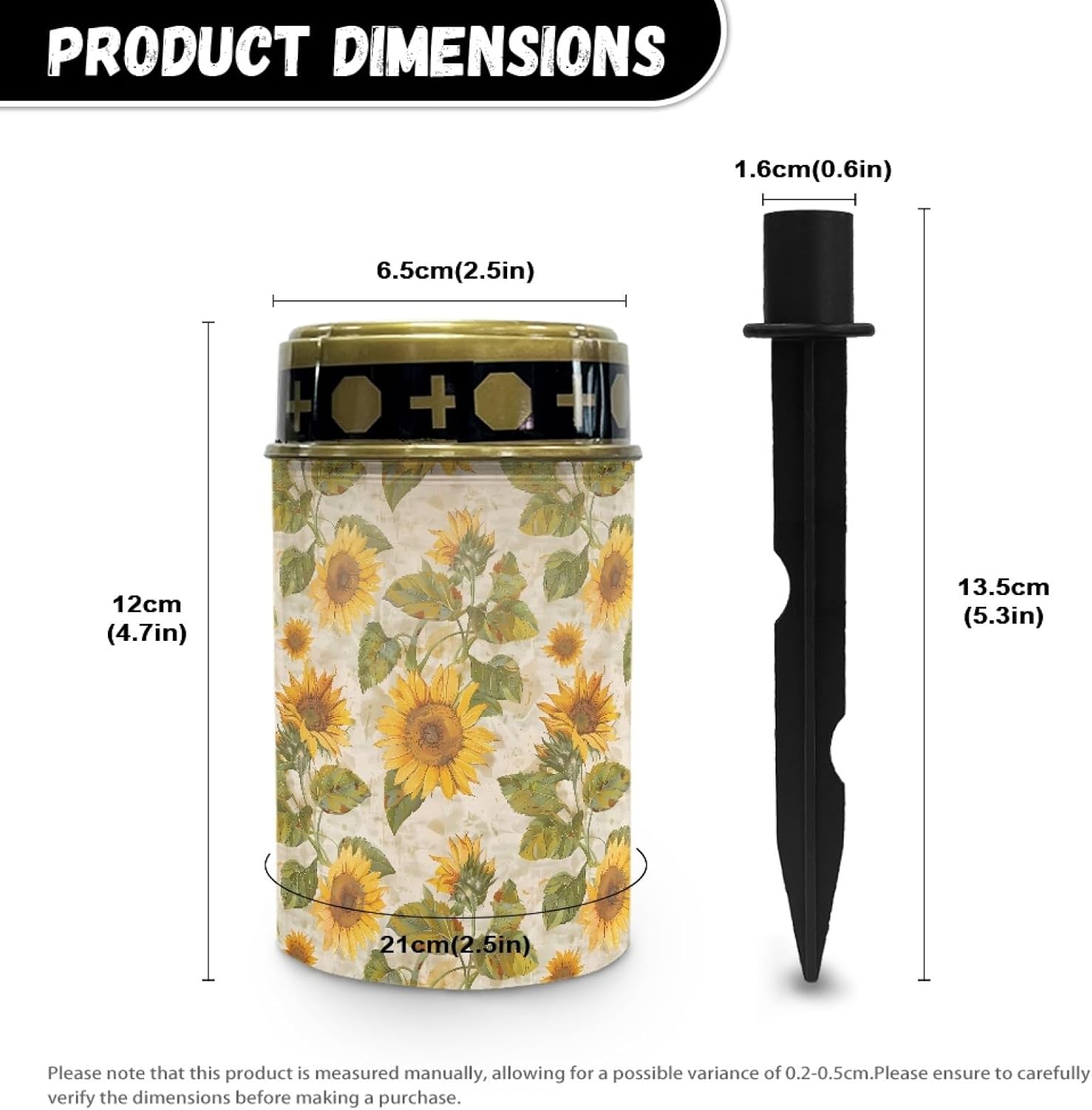 Outdoor Solar Lights,Sunflower Solar Stake Lights Waterproof Solar Garden Lights Landscape Lighting Solar Pathway Lights Solar Lantern Outdoor Powered-Warm White